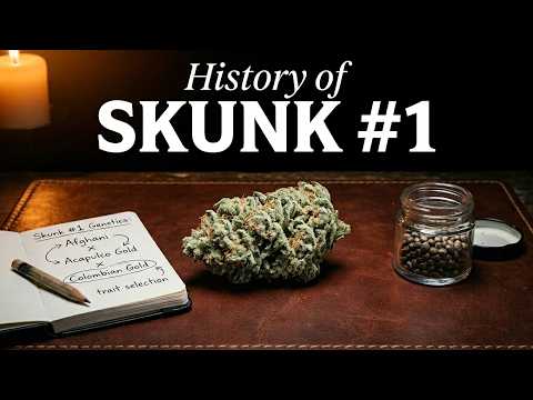 Video thumbnail for the history of the Skunk #1 strain from the 1980s