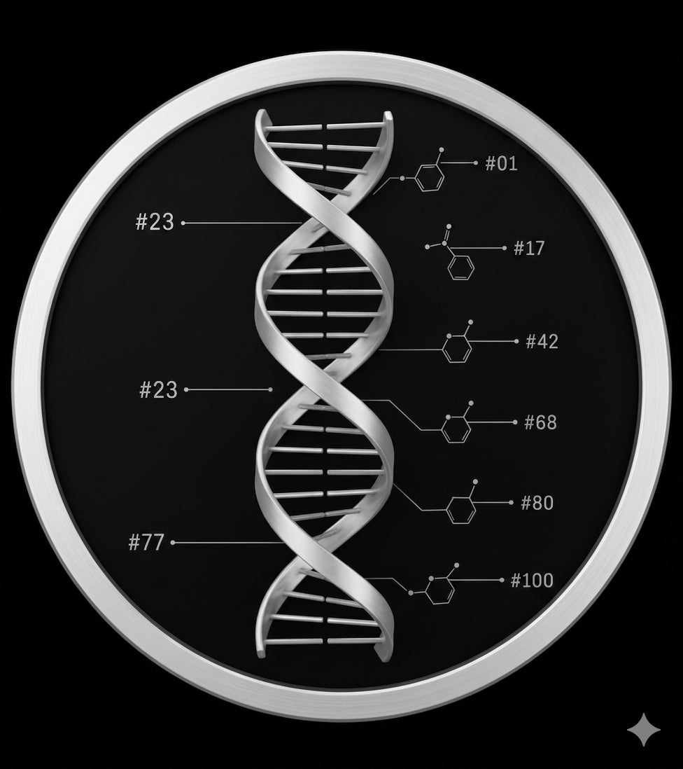 Platinum Steel DNA Strand